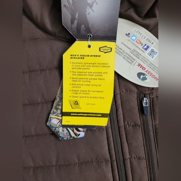 Mossy Oak - Yukon Gear Men's Teslin Hybrid Midlayer - Size 2XL - Picture 5 of 6